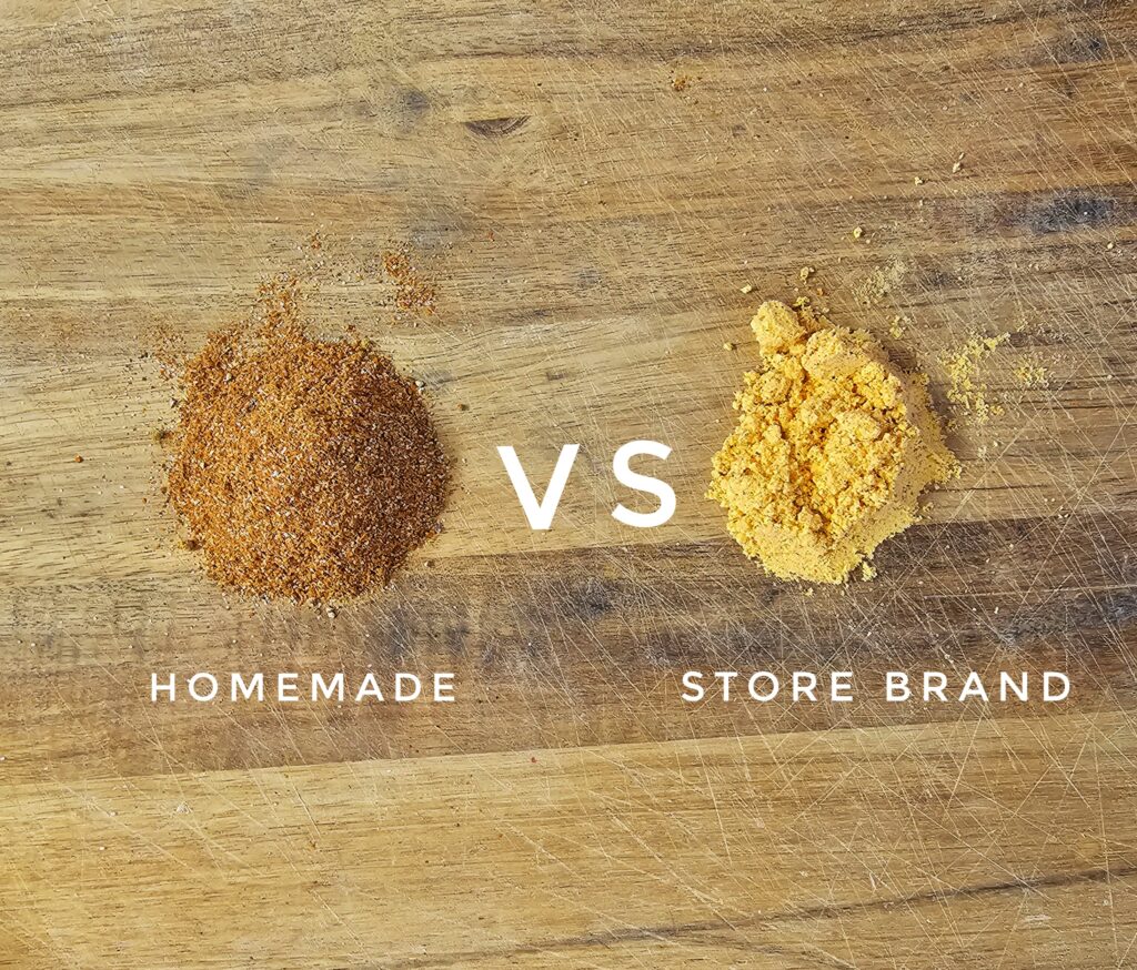 Homemade vs Store Bought Taco Seasoning